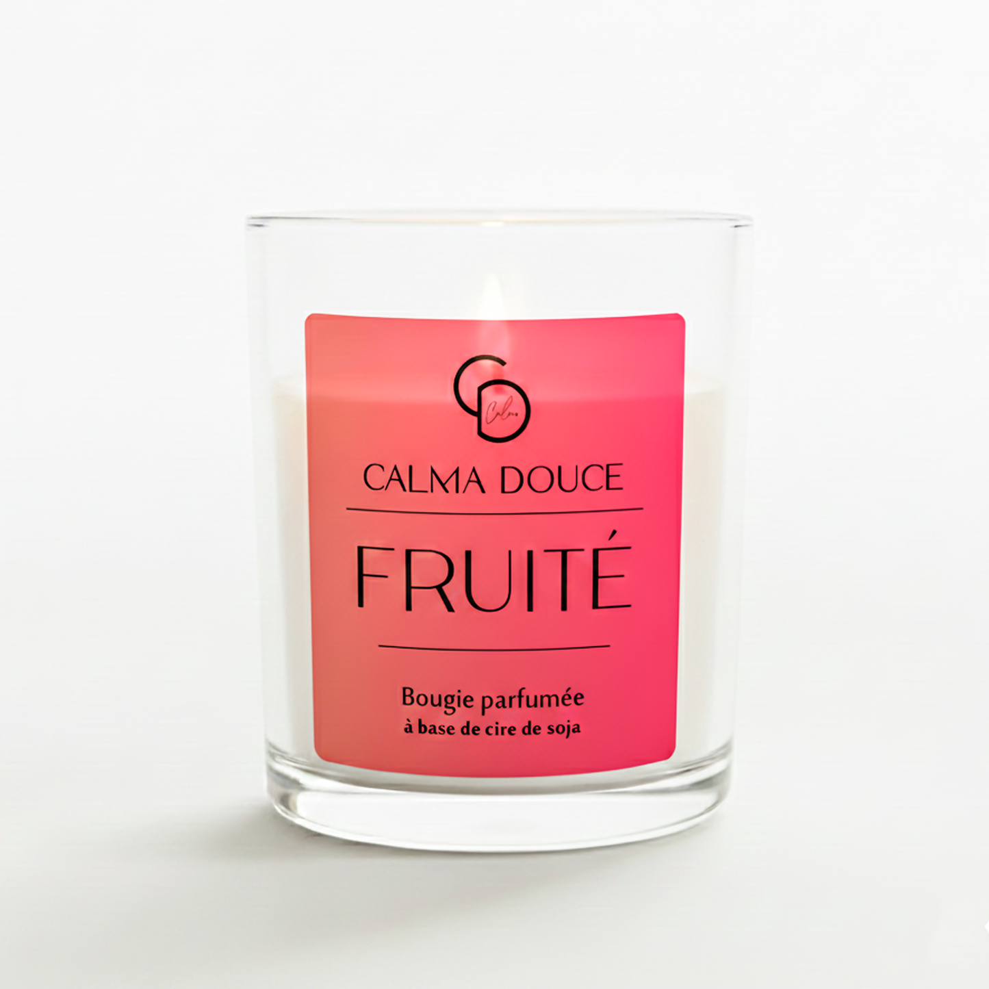 Bougie parfumée "FRUITÉ" au cire de soja 100% naturelle