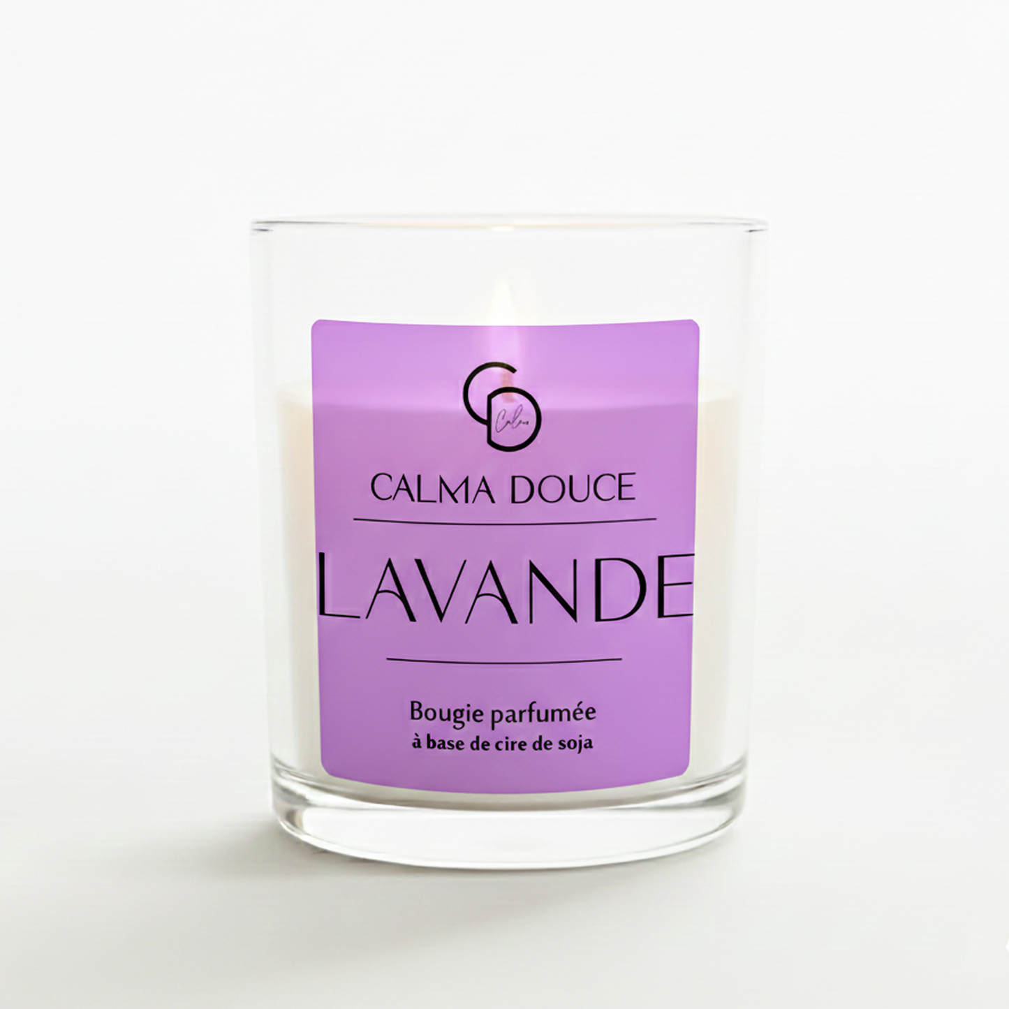 Bougie parfumée "Lavande" au cire de soja 100% naturelle